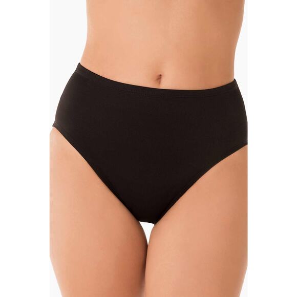 Miraclesuit Black Basic Pant Swim Bottom Coverage Tummy Control High Waisted 16 - Picture 11 of 11